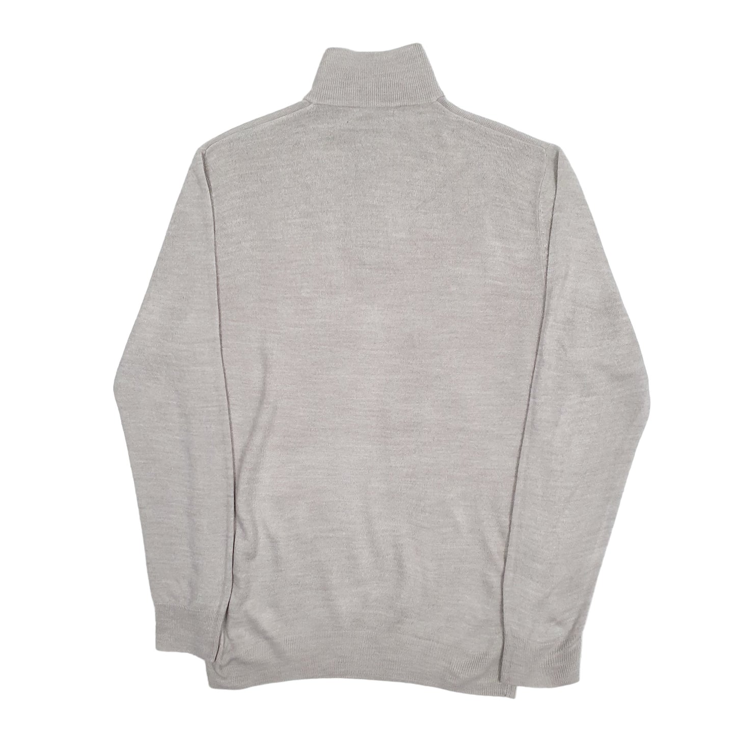Mens Grey French Connection  Quarter Zip Jumper