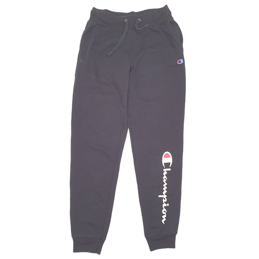 Mens Black Champion  Jogger Trousers