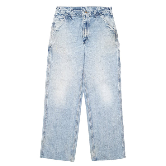 Mens Blue Carhartt Carpenter B13 JeansW32 L32