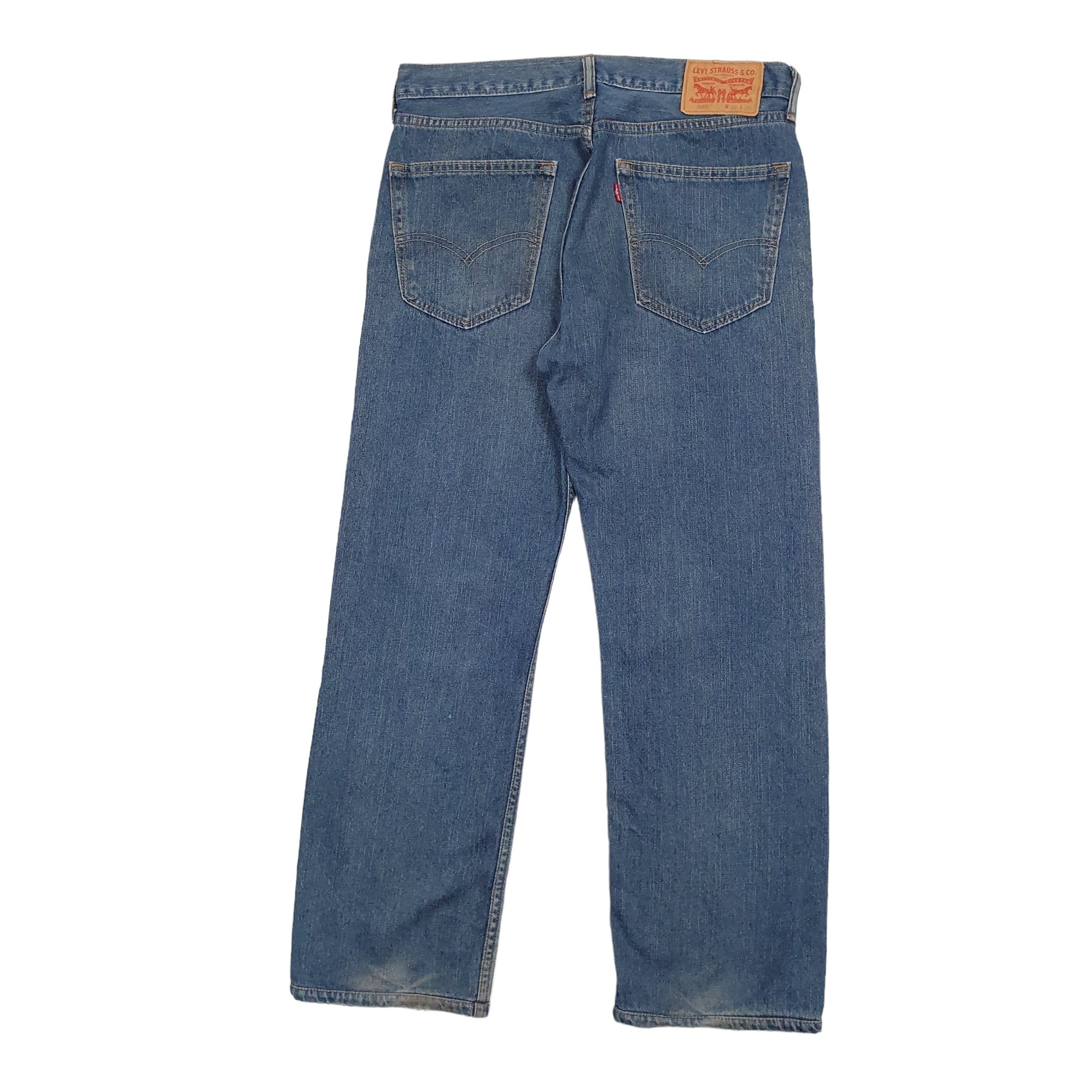 Mens Blue Levis  505 JeansW32 L28