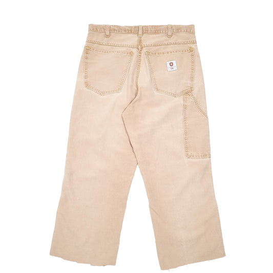 Mens Tan Tyndale Made In USA Cut Offs Carpenter Trousers