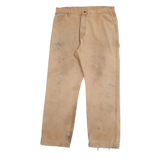 Mens Tan Dickies  Carpenter Trousers