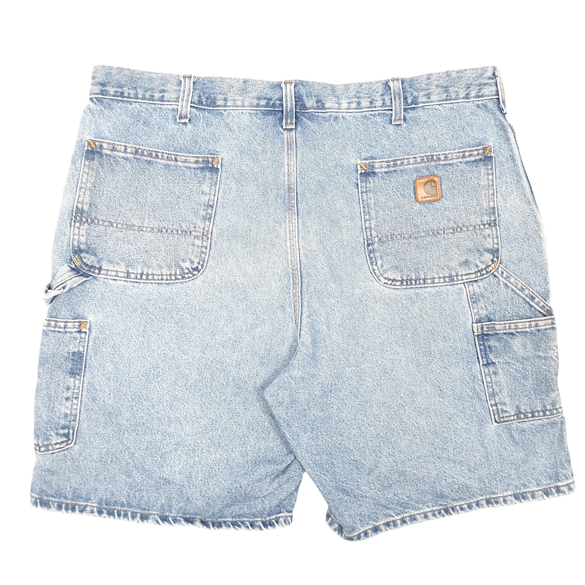 Mens Blue Carhartt Carpenter Denim Shorts