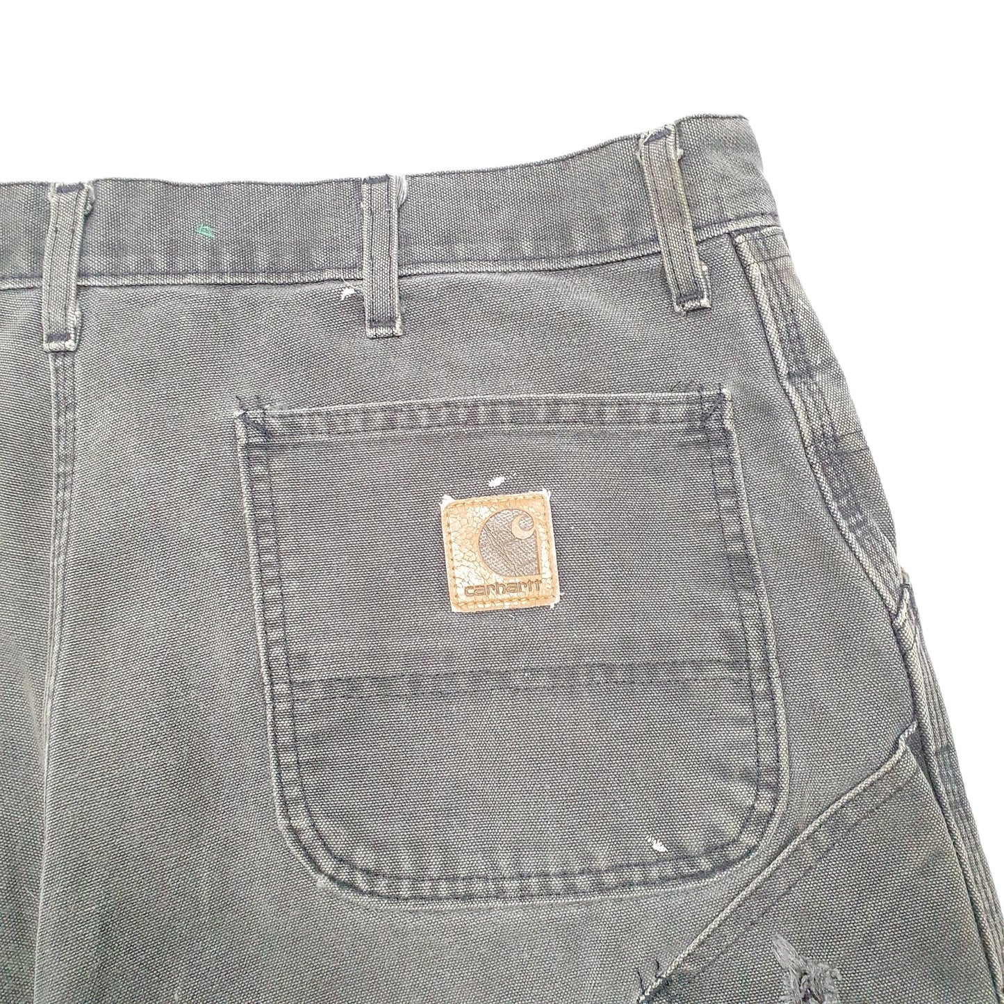 Mens Black Carhartt  Carpenter Shorts