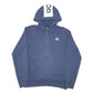 Mens Navy Adidas Hoodie Full Zip Jumper