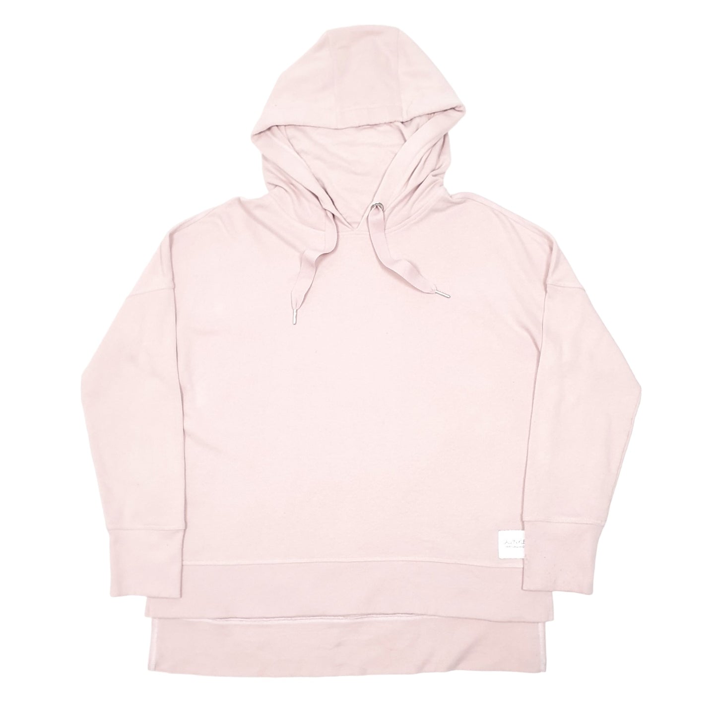 Womens Pink Calvin Klein Snood Turtle Neck Performance Hoodie Jumper