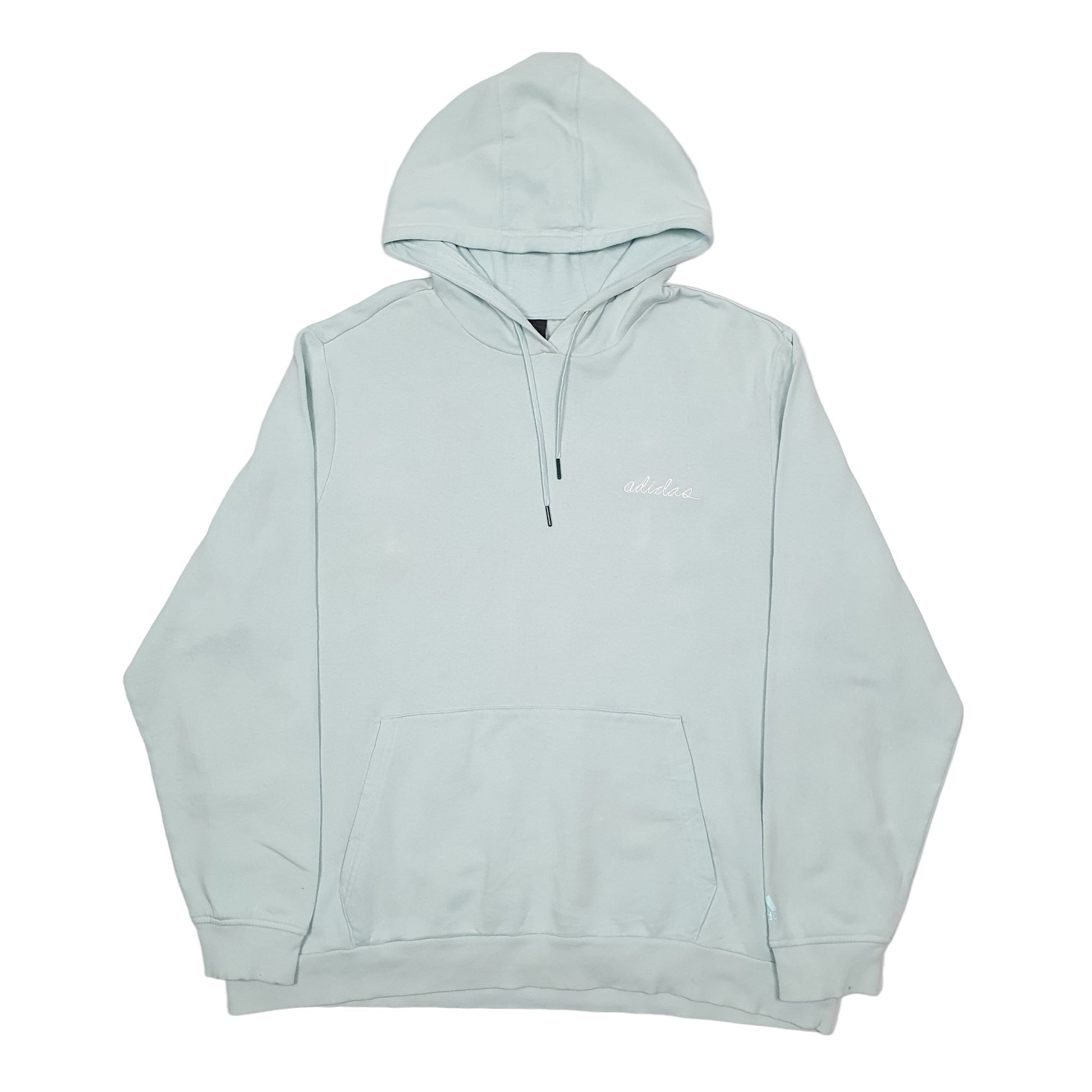 Mens Blue Adidas  Hoodie Jumper