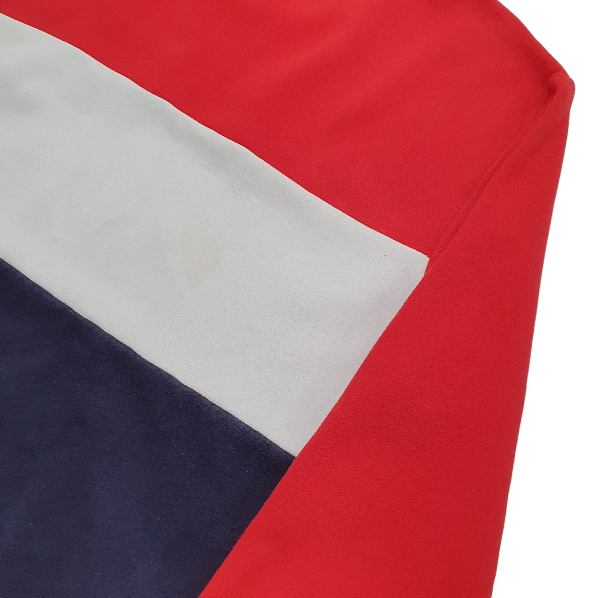 Mens Red Fila Spellout Crewneck Jumper