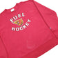 Mens Red Champion USA College Hockey Crewneck Jumper