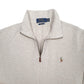 Mens Beige Polo Ralph Lauren  Quarter Zip Jumper