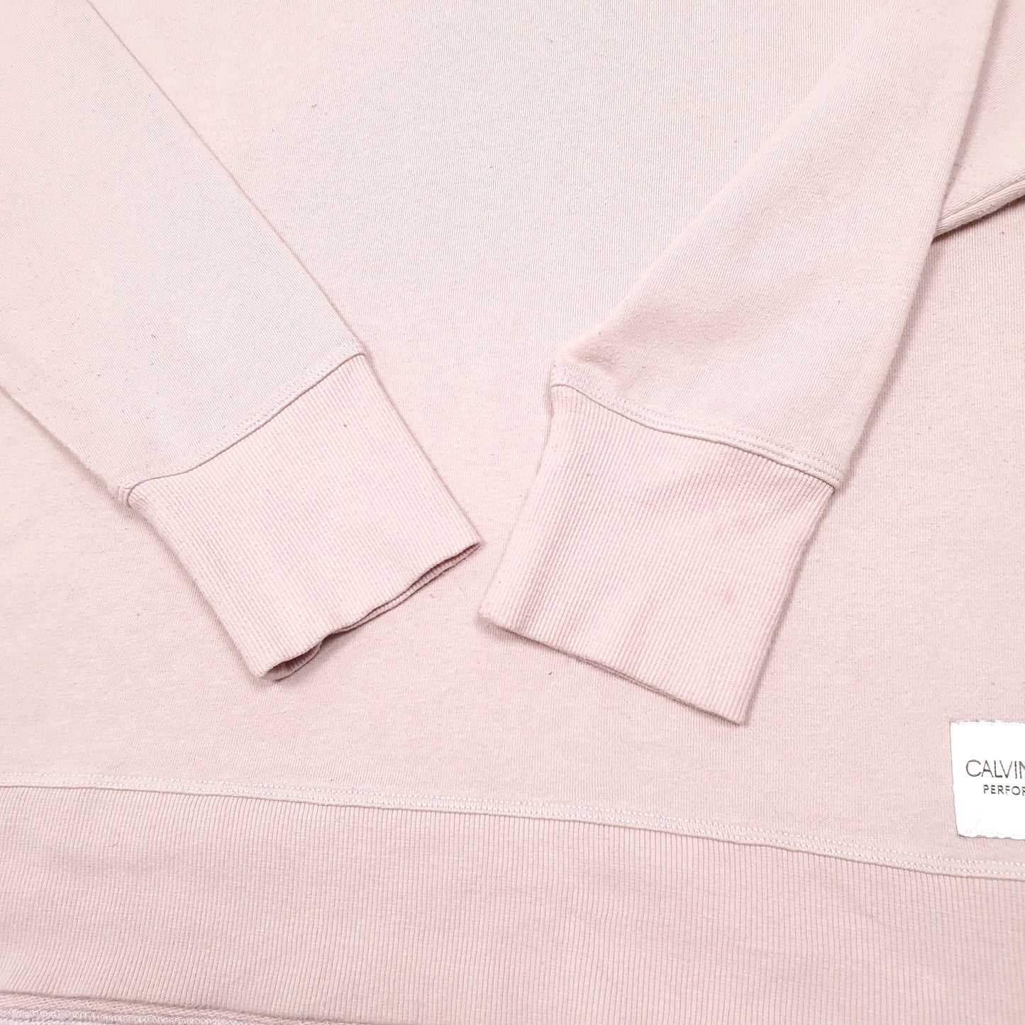 Womens Pink Calvin Klein Snood Turtle Neck Performance Hoodie Jumper