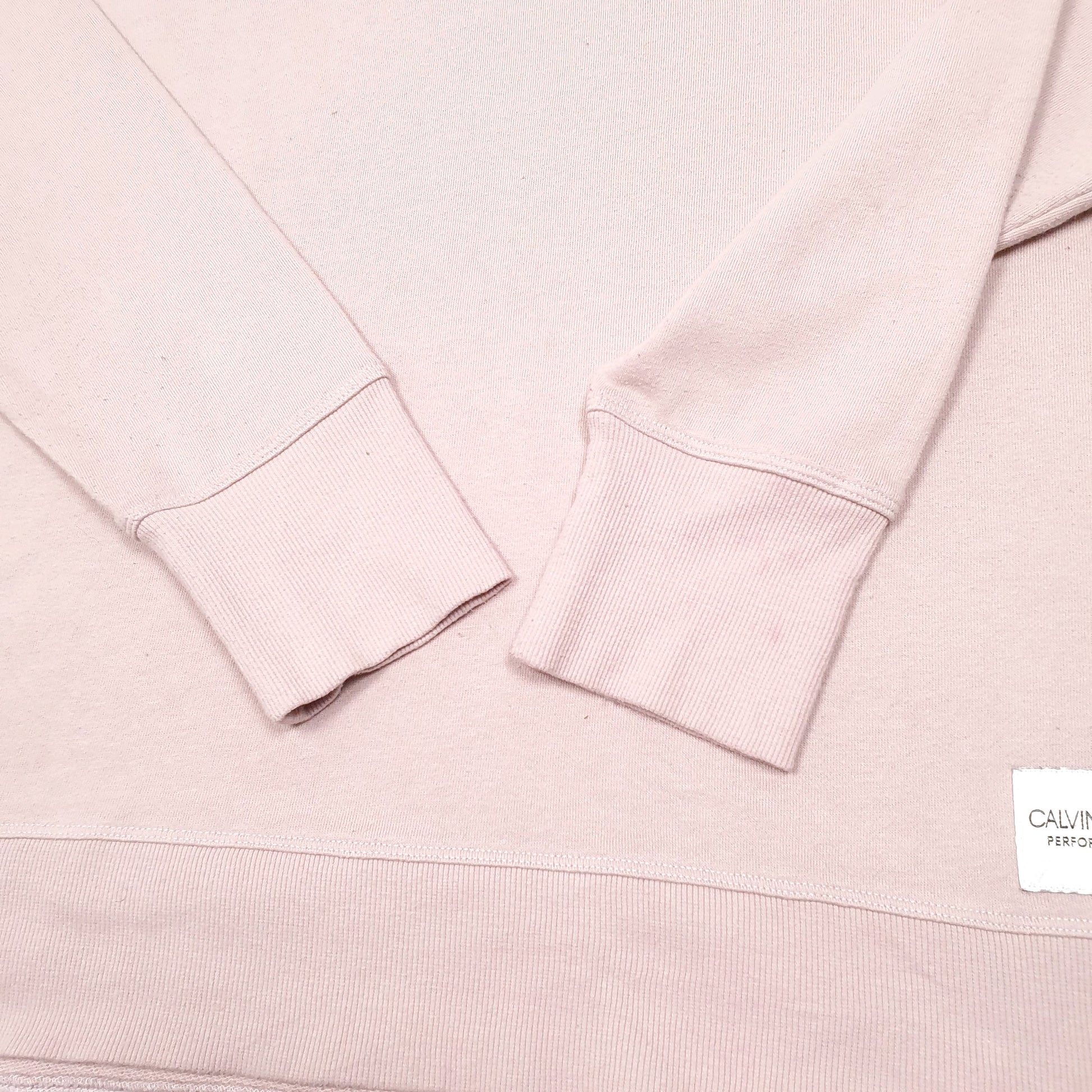 Womens Pink Calvin Klein Snood Turtle Neck Performance Hoodie Jumper