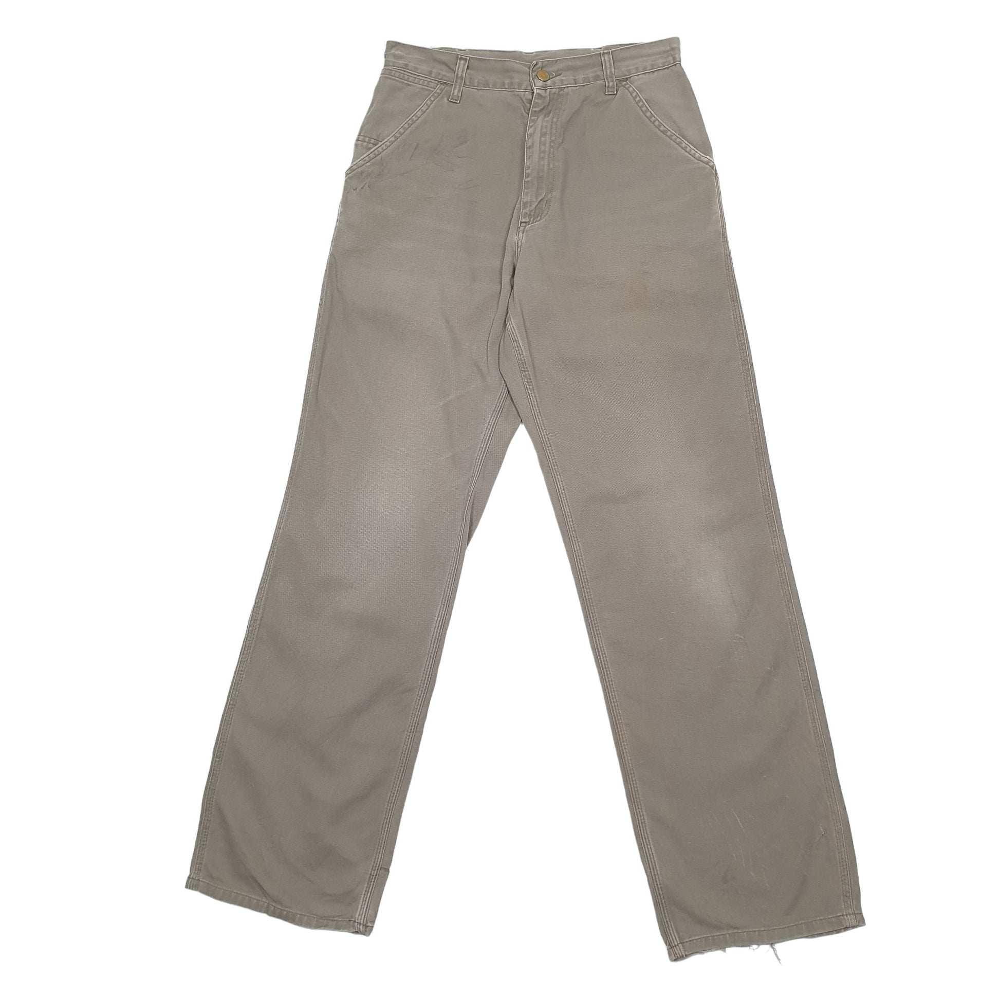 Mens Khaki Carhartt Carpenter Carpenter Trousers