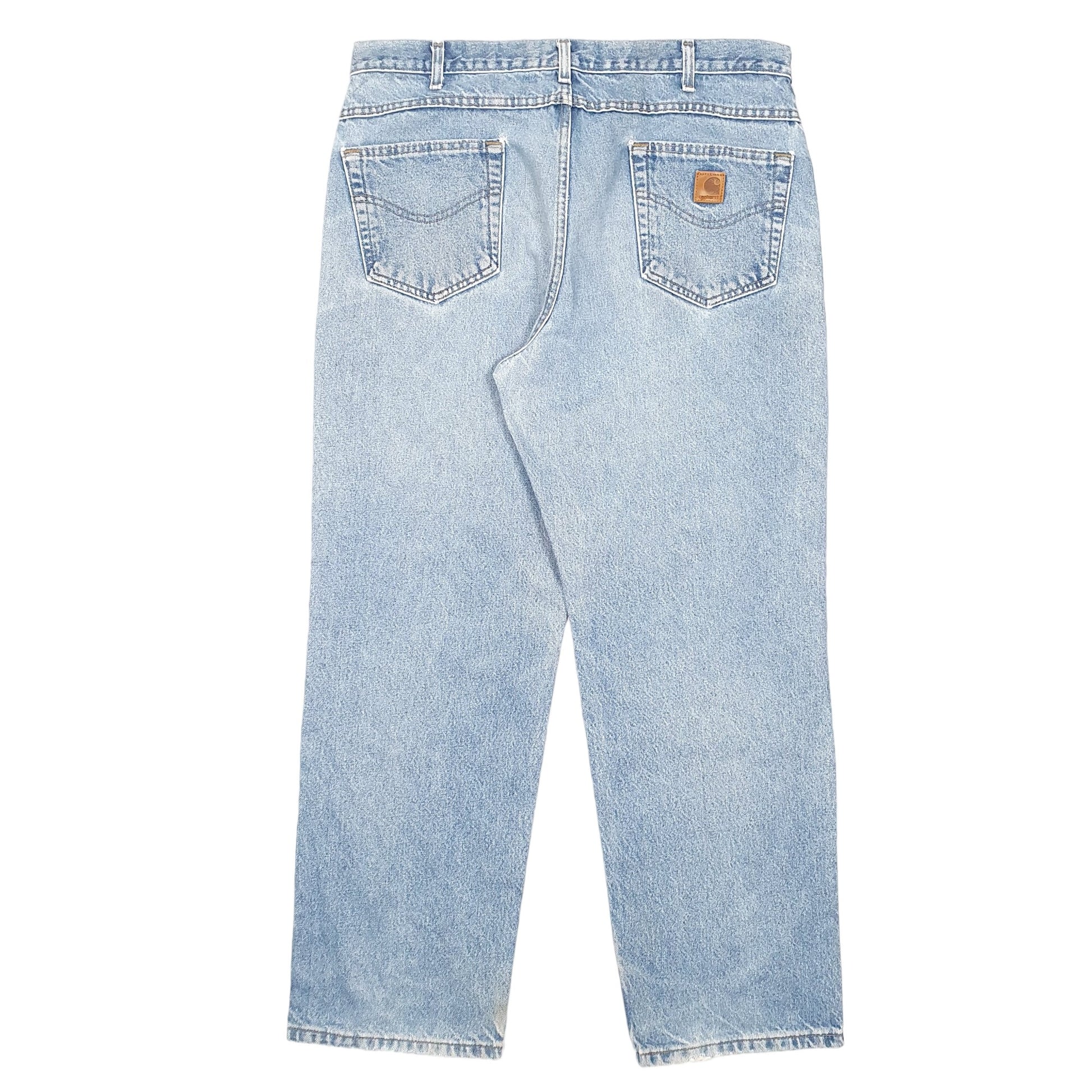 Mens Blue Carhartt Relaxed B160 JeansW38 L30