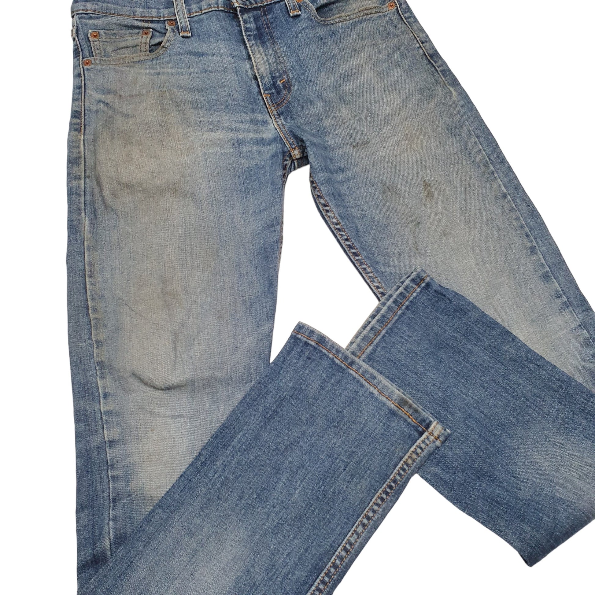 Mens Blue Levis  513 JeansW32 L32