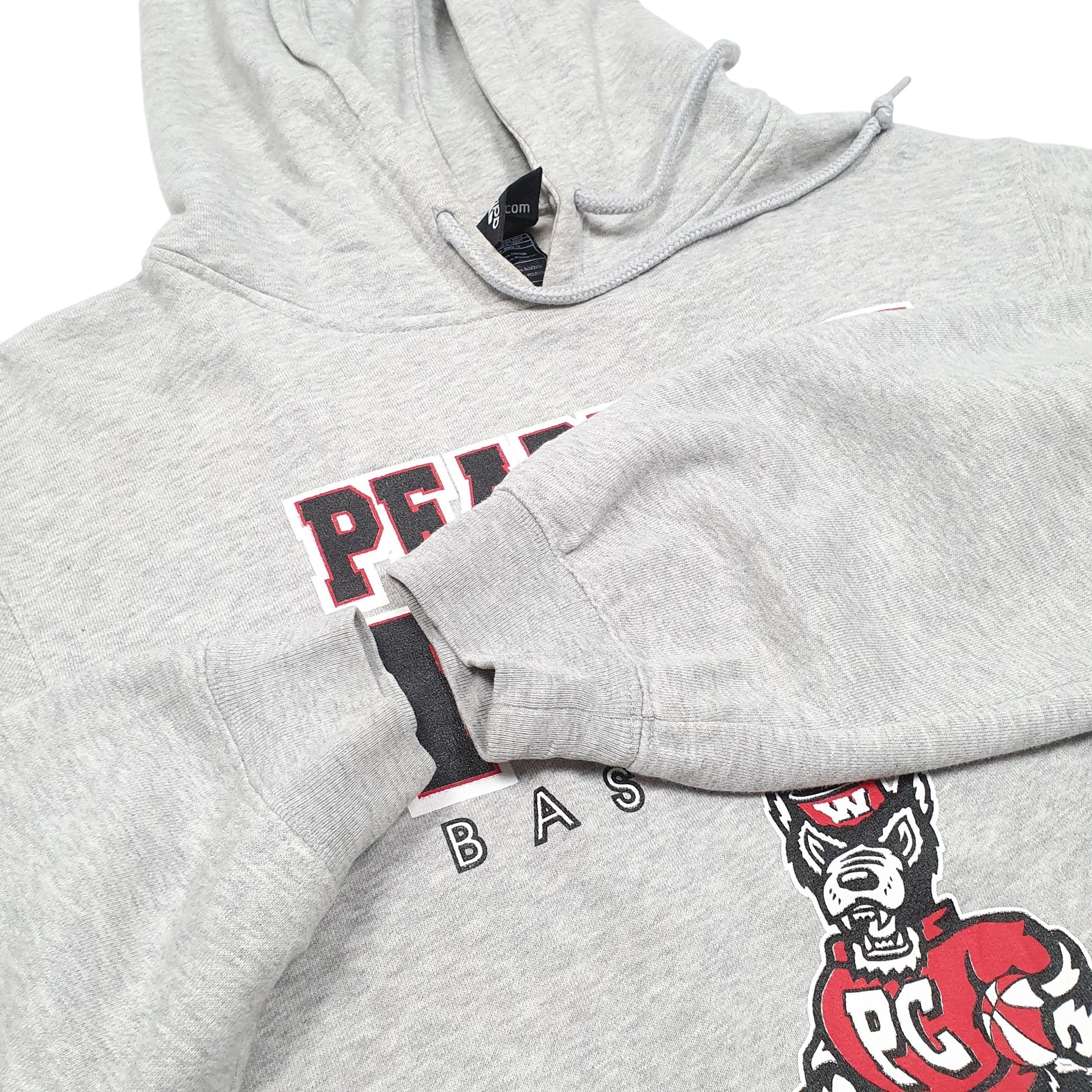 Mens Grey Adidas Pearl City Pride Basketball Hoodie Jumper