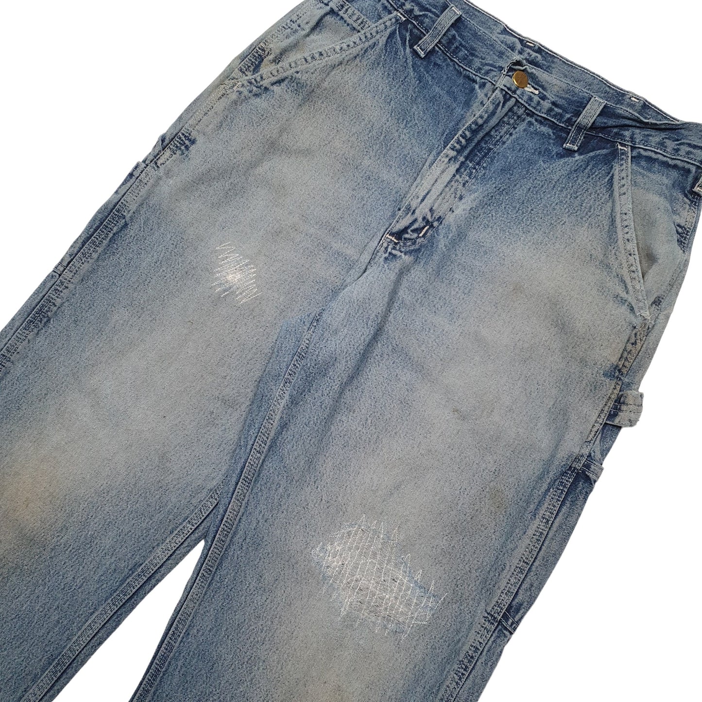 Mens Blue Carhartt  Carpenter Trousers