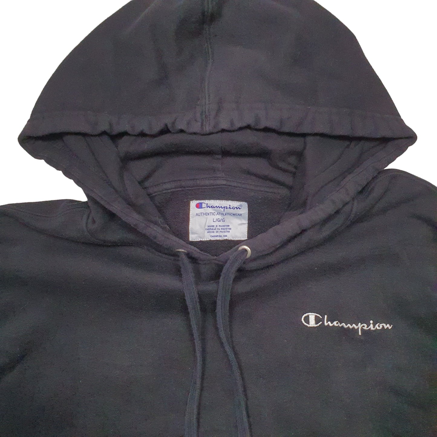 Mens Black Champion  Hoodie Jumper