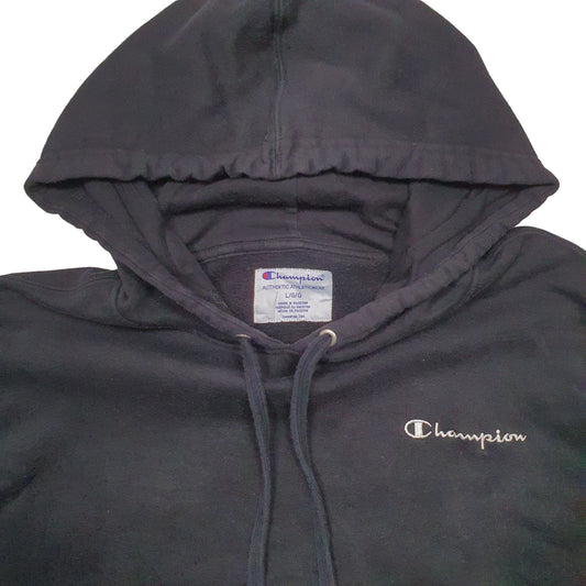 Mens Black Champion  Hoodie Jumper