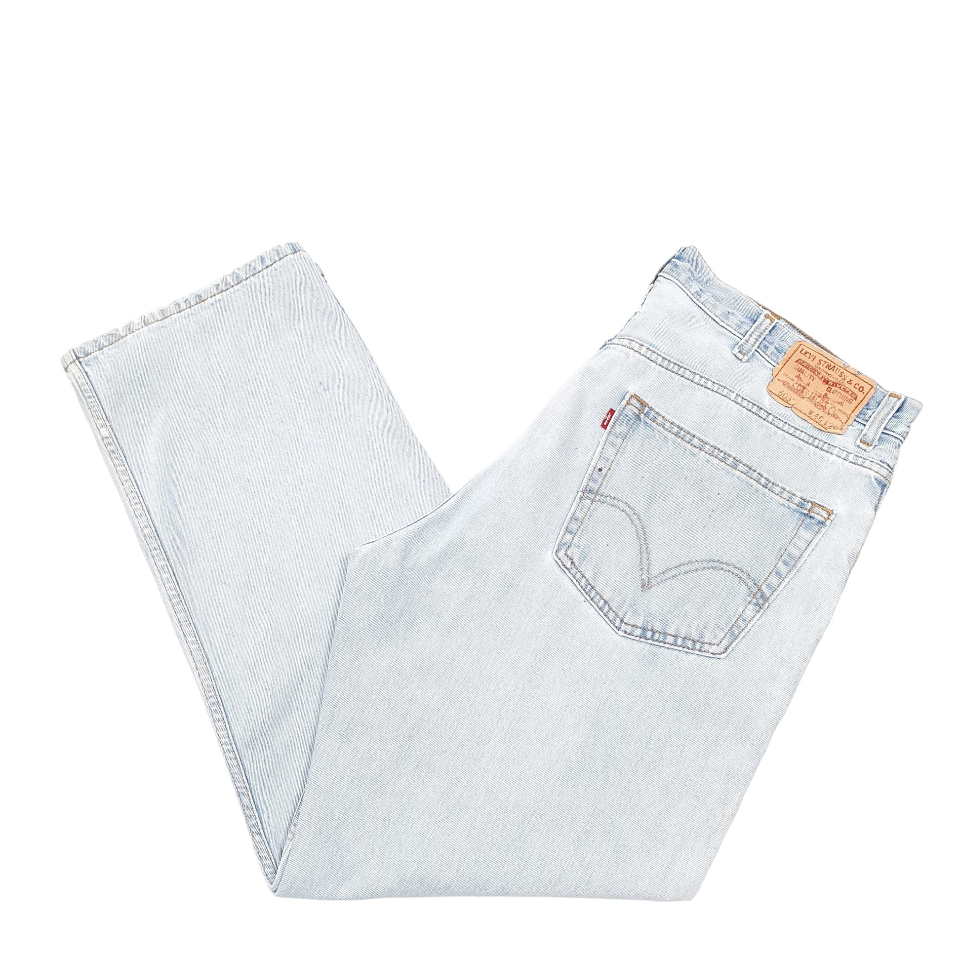 Mens Blue Levis  505 JeansW40 L29