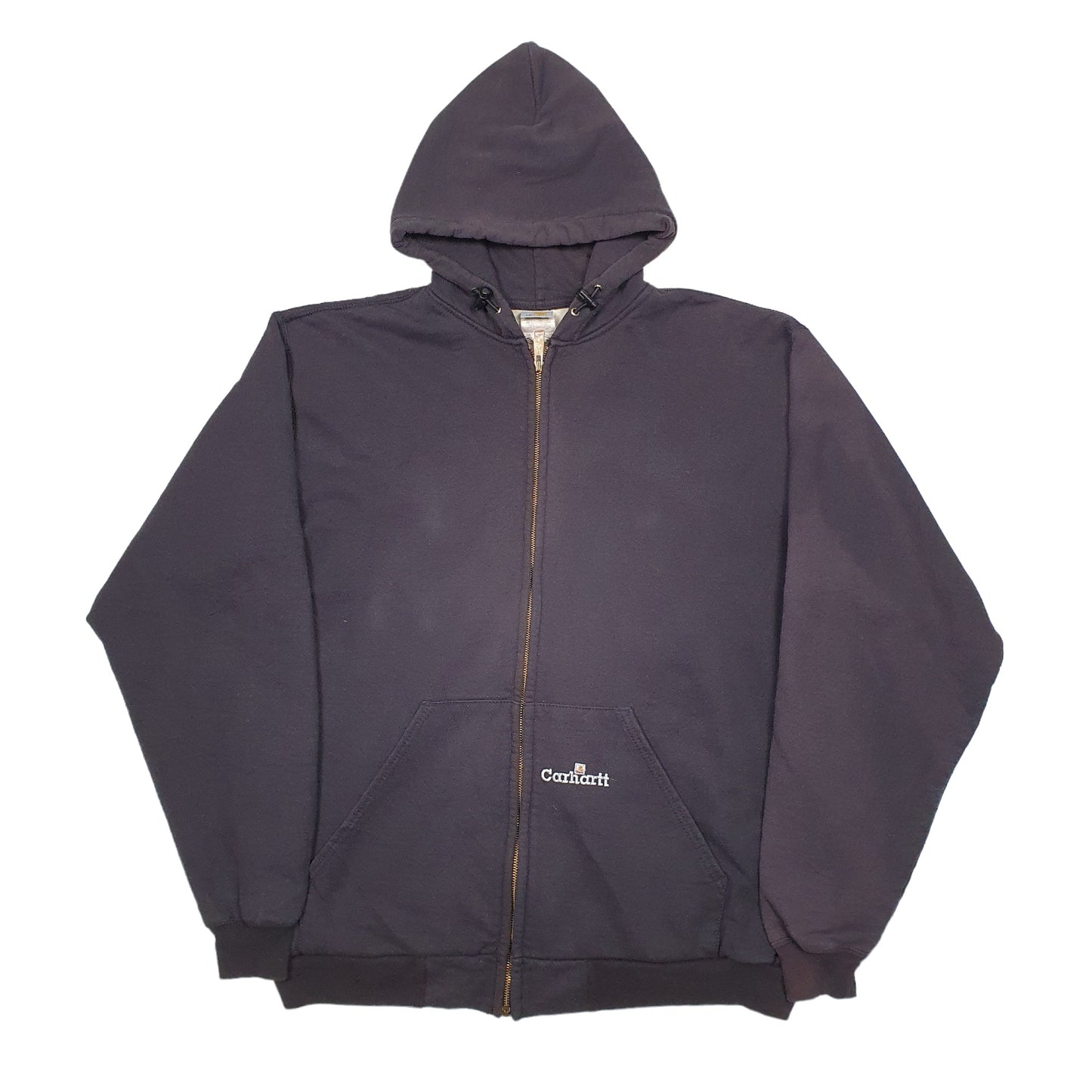 Mens Black Carhartt Lined Thermal Hoodie Jumper