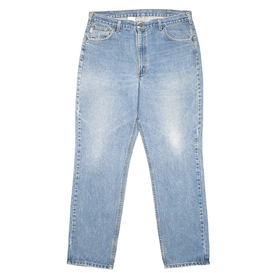 Mens Blue Carhartt Traditional Fit B18 JeansW40 L34