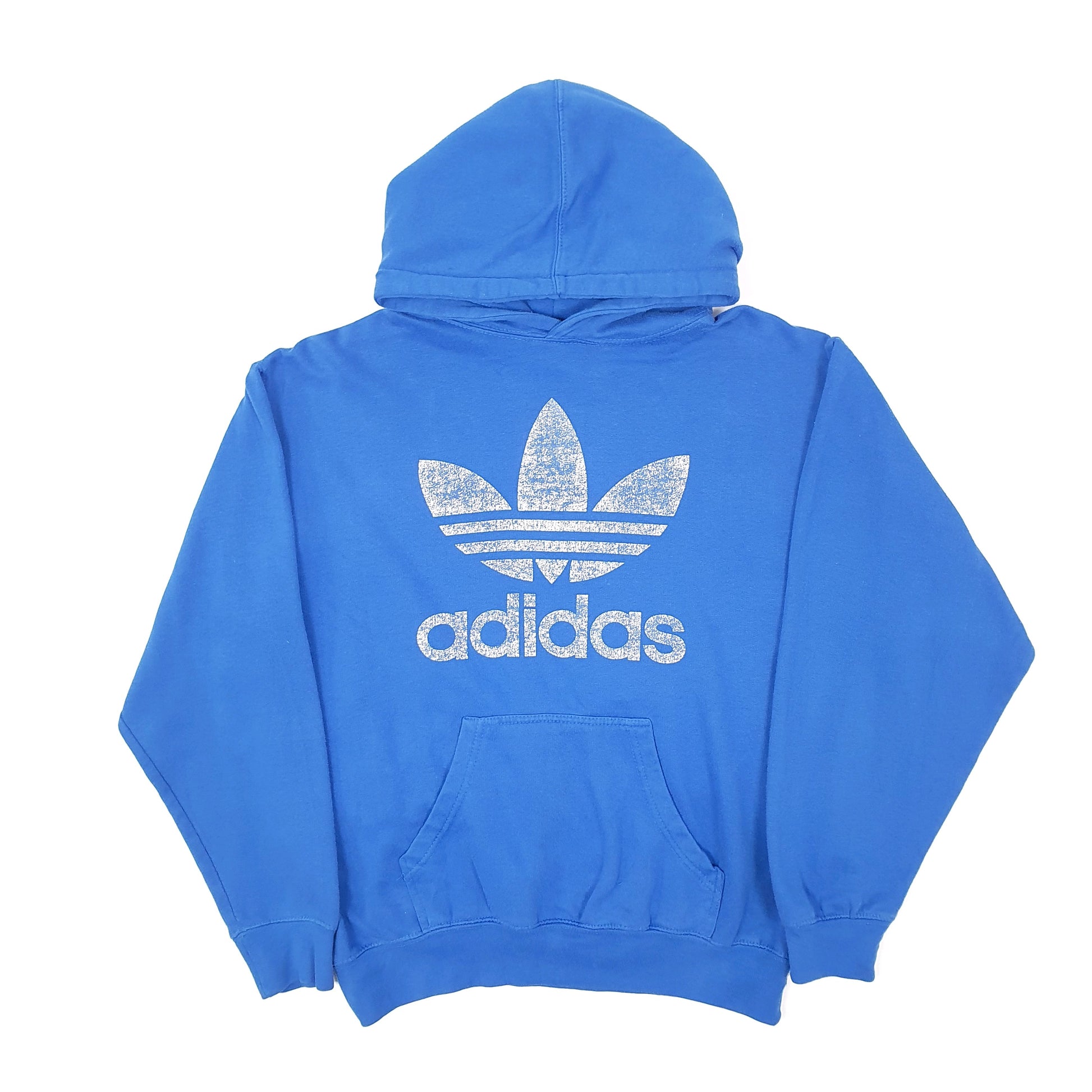 Mens Blue Adidas Originals  Hoodie Jumper