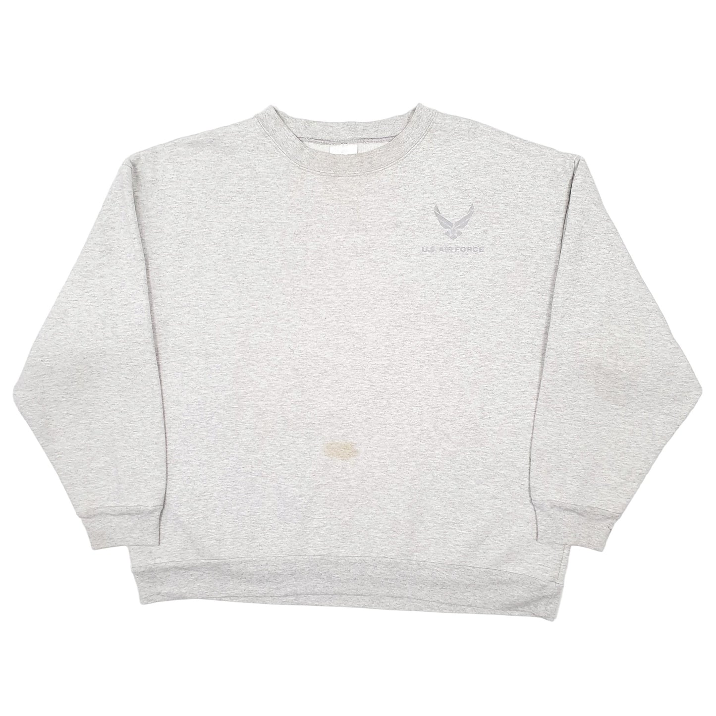 Mens Grey Meke Air Force USAF Made in USA Crewneck Jumper