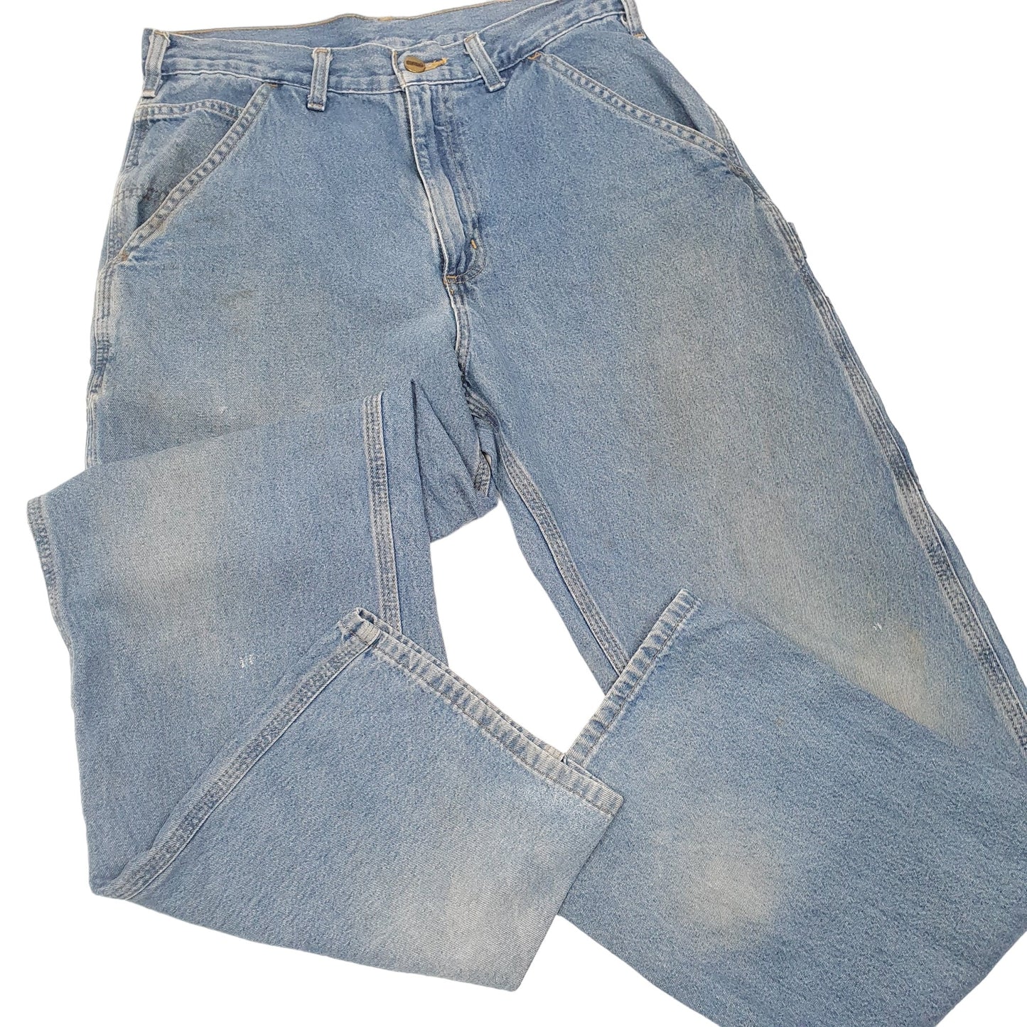 Mens Blue Carhartt Carpenter Carpenter JeansW30 L32