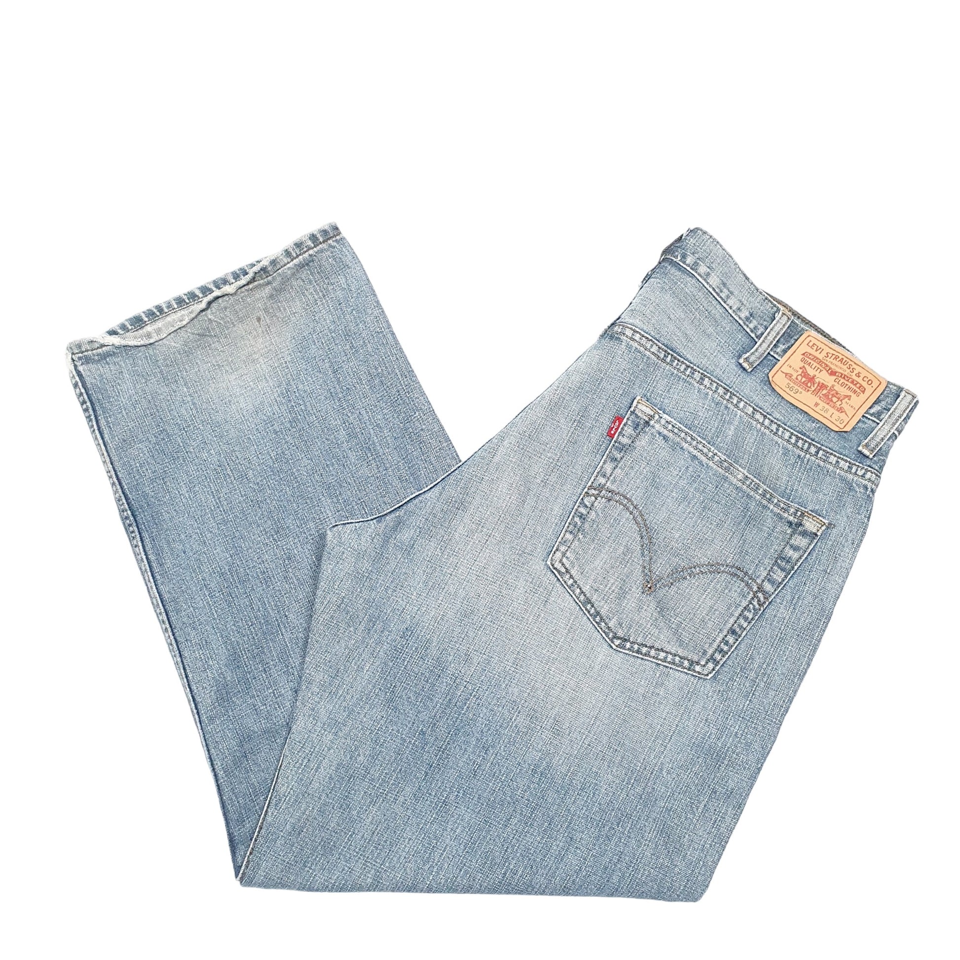 Mens Blue Levis  569 JeansW40 L30