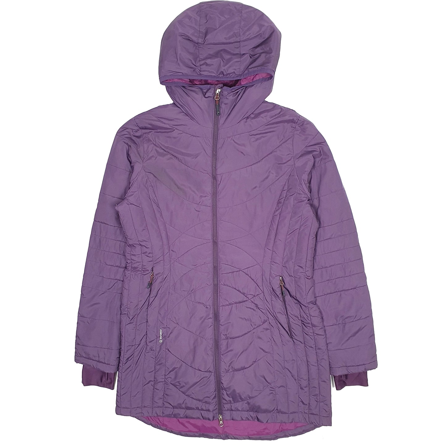 Womens Purple Champion Longline Lightweight  Coat