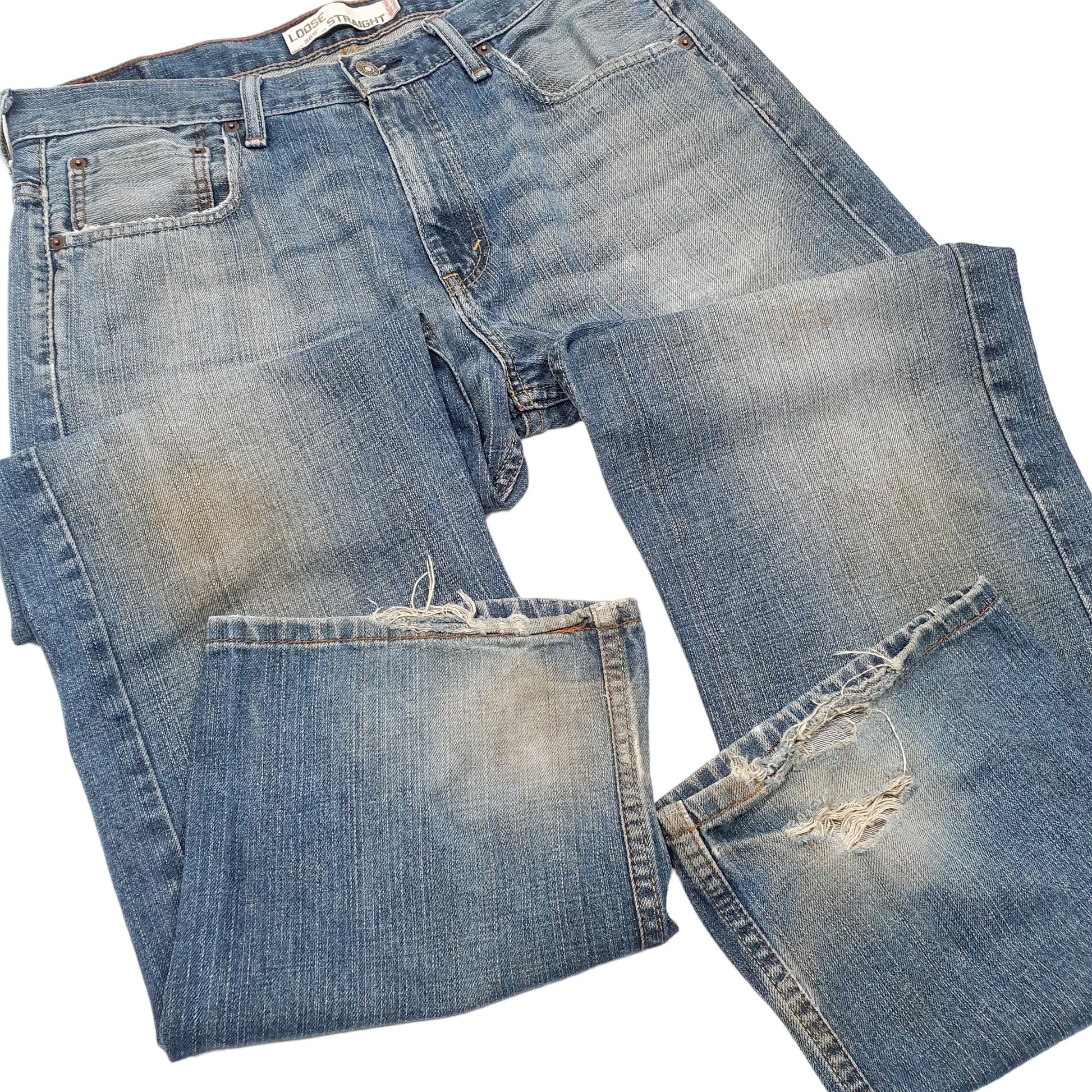 Mens Blue Levis  569 JeansW36 L32
