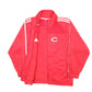 Mens Red Adidas MLB Baseball Cincinnati Reds Full Zip Jumper