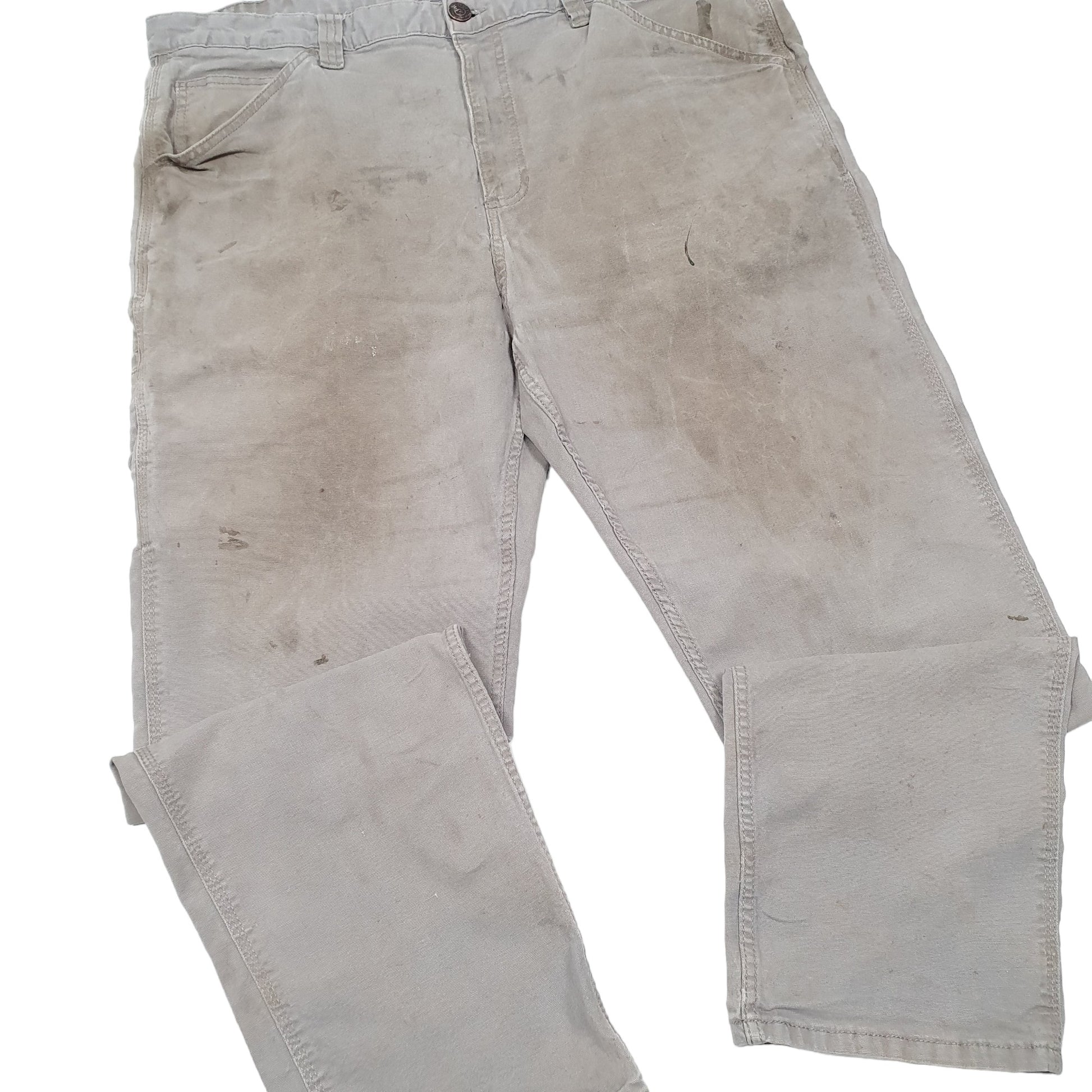 Mens Grey Ridgecut Toughwear Carpenter Trousers
