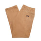 Mens Tan Dickies Lined Thermal Winter Carpenter Trousers