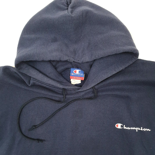Mens Navy Champion  Hoodie Jumper