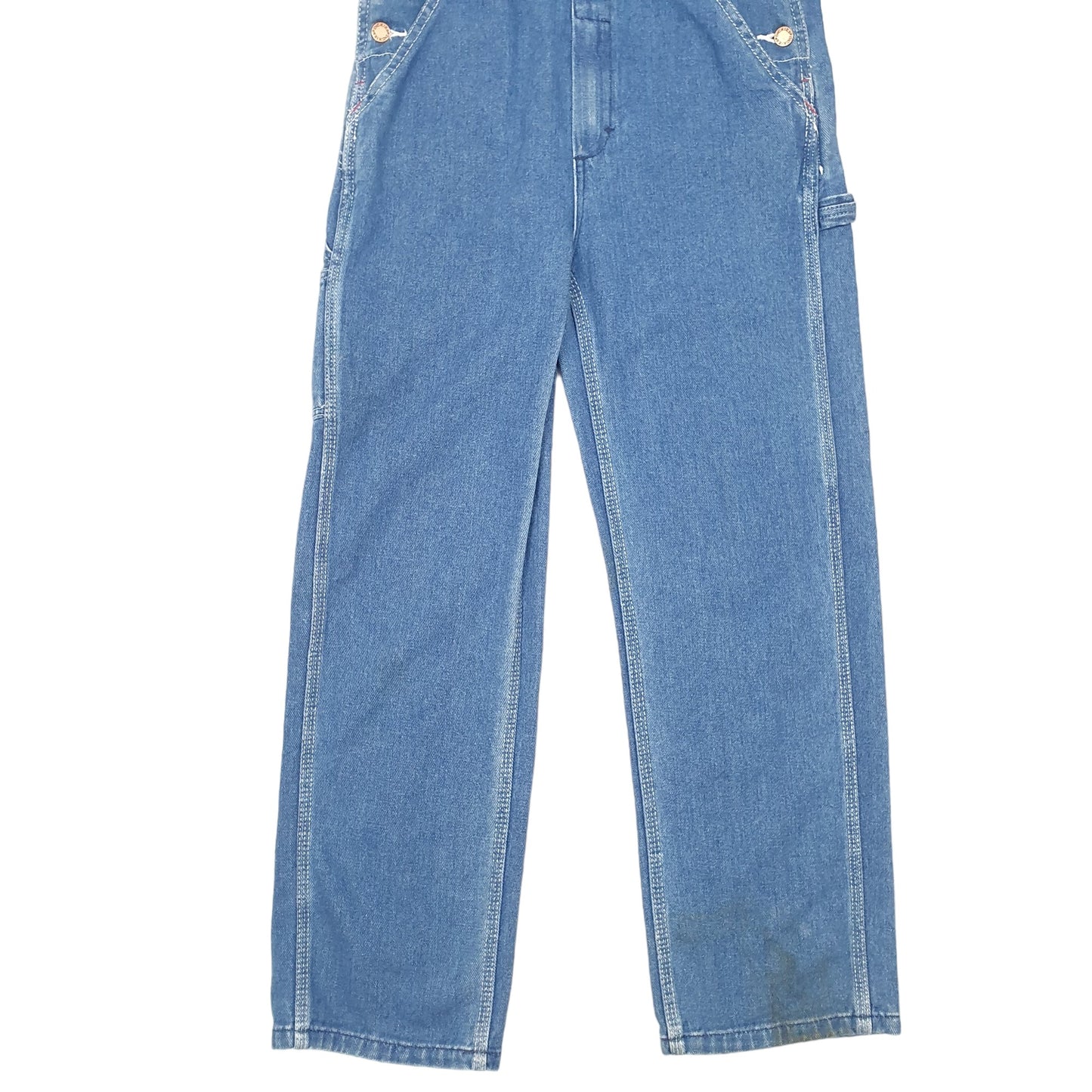Mens Blue Dickies Denim Overalls Jean Dungaree Trousers