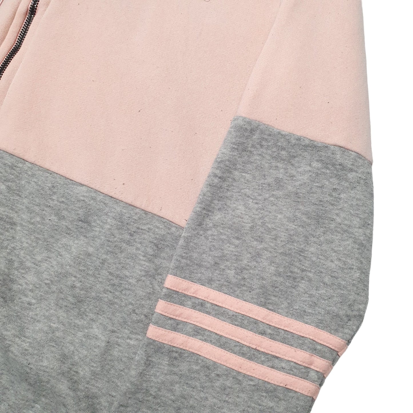 Womens Pink Adidas  Full Zip Jumper
