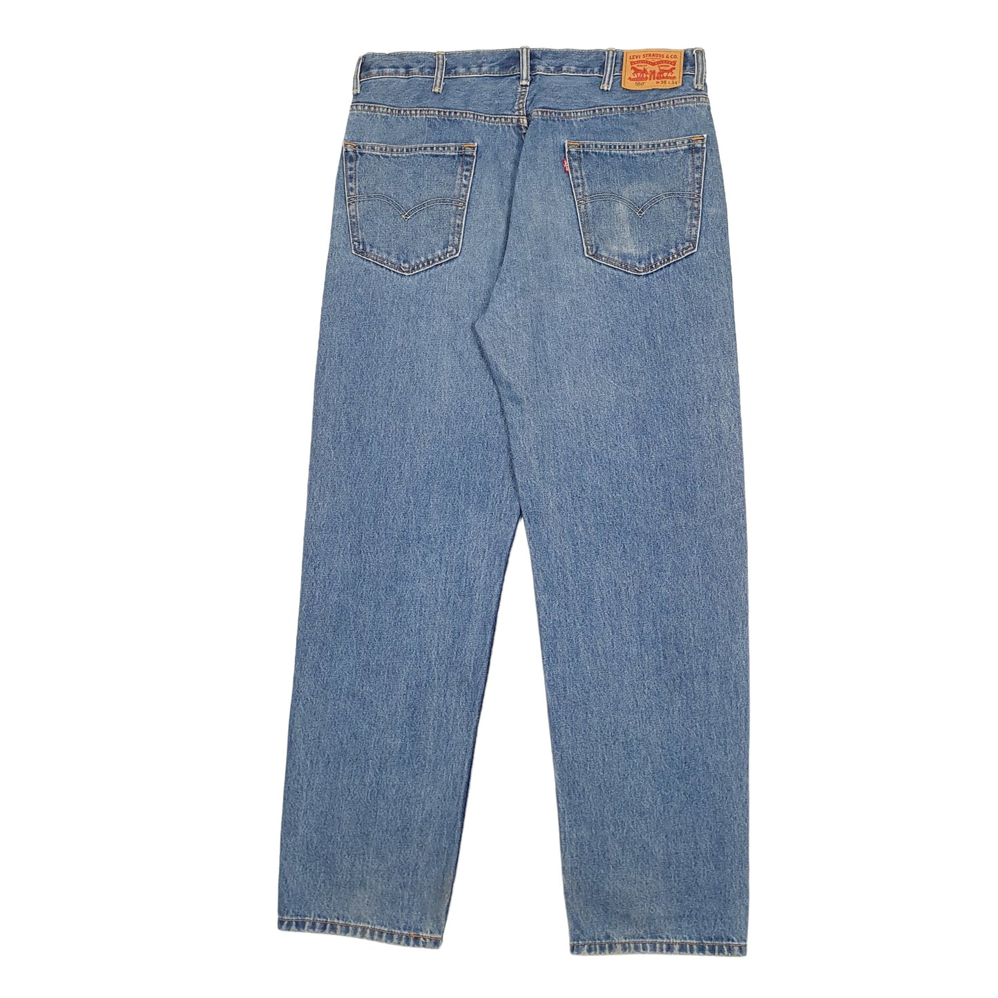 Mens Blue Levis  550 JeansW38 L34