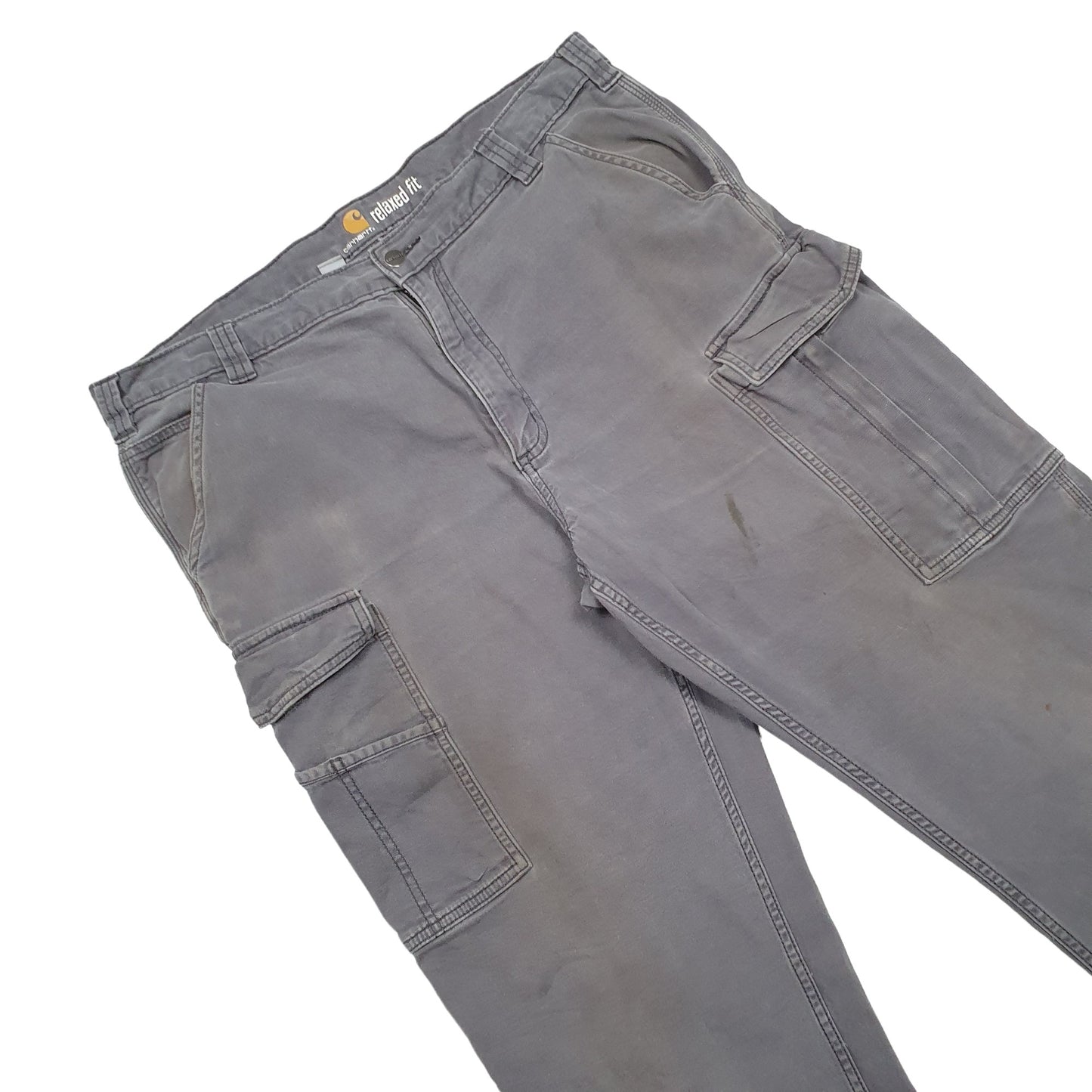 Mens Grey Carhartt  Cargo Trousers