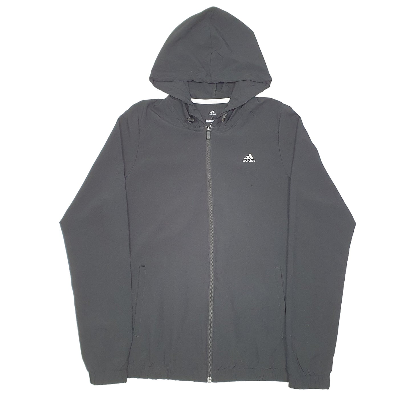 Mens Black Adidas Golf Active Hoodie Full Zip Jumper