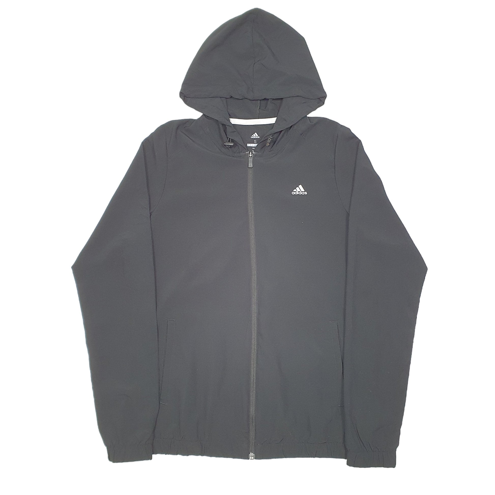 Mens Black Adidas Golf Active Hoodie Full Zip Jumper