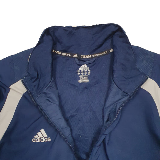 Mens Navy Adidas Climacool Full zip Jumper