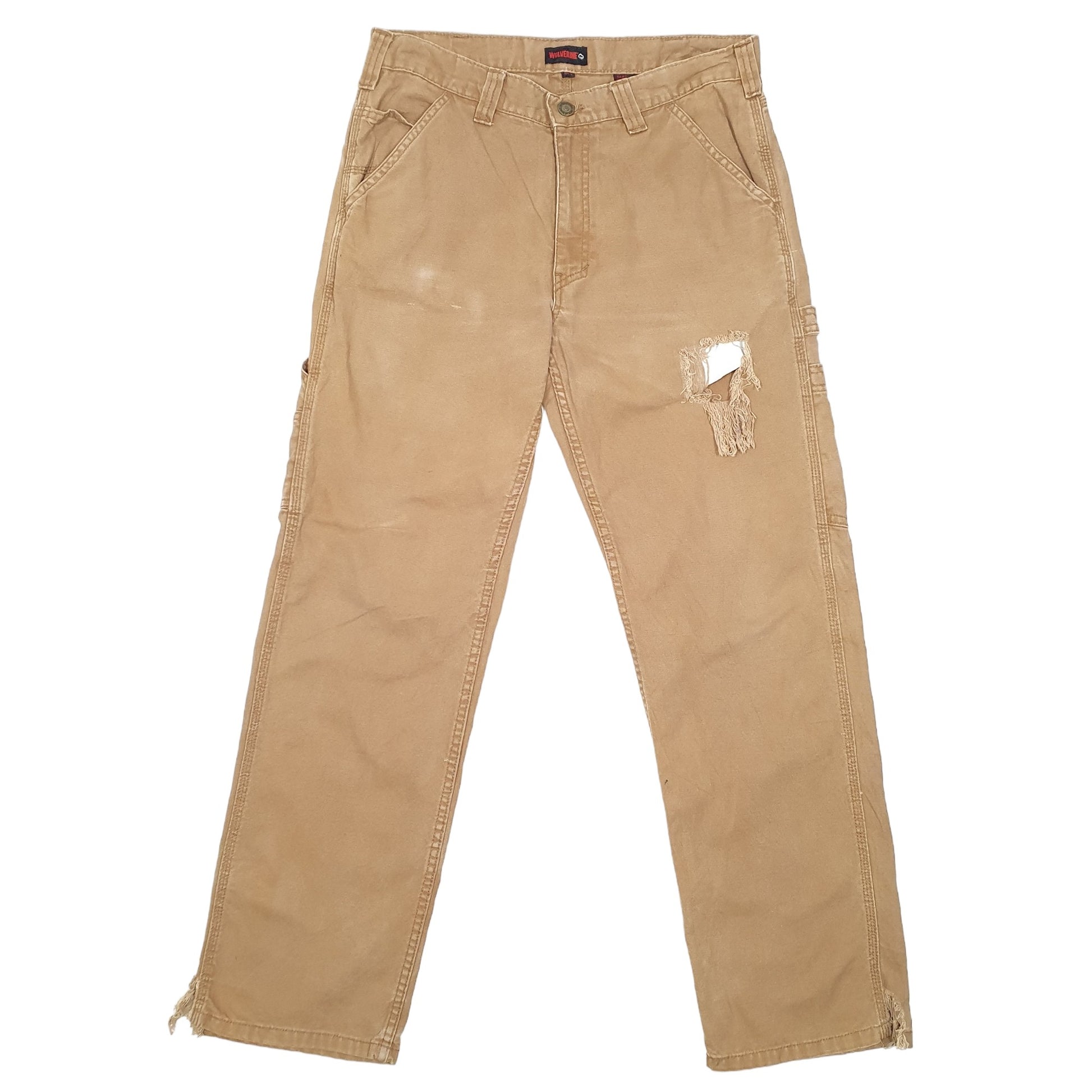 Mens Tan Wolverine  Carpenter Trousers