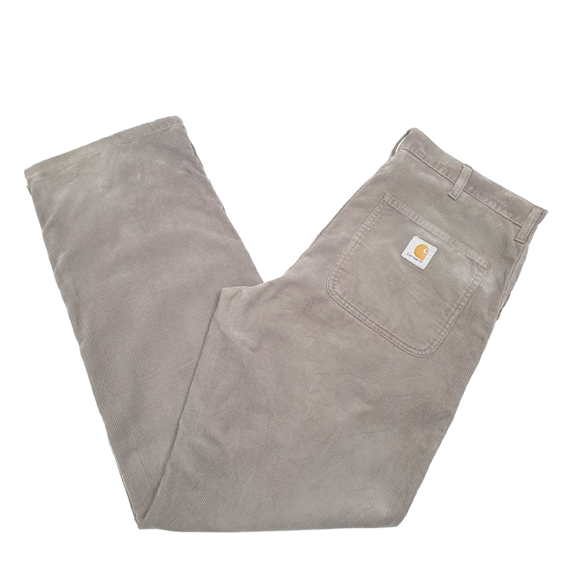Mens Grey Carhartt  Corduroy Trousers