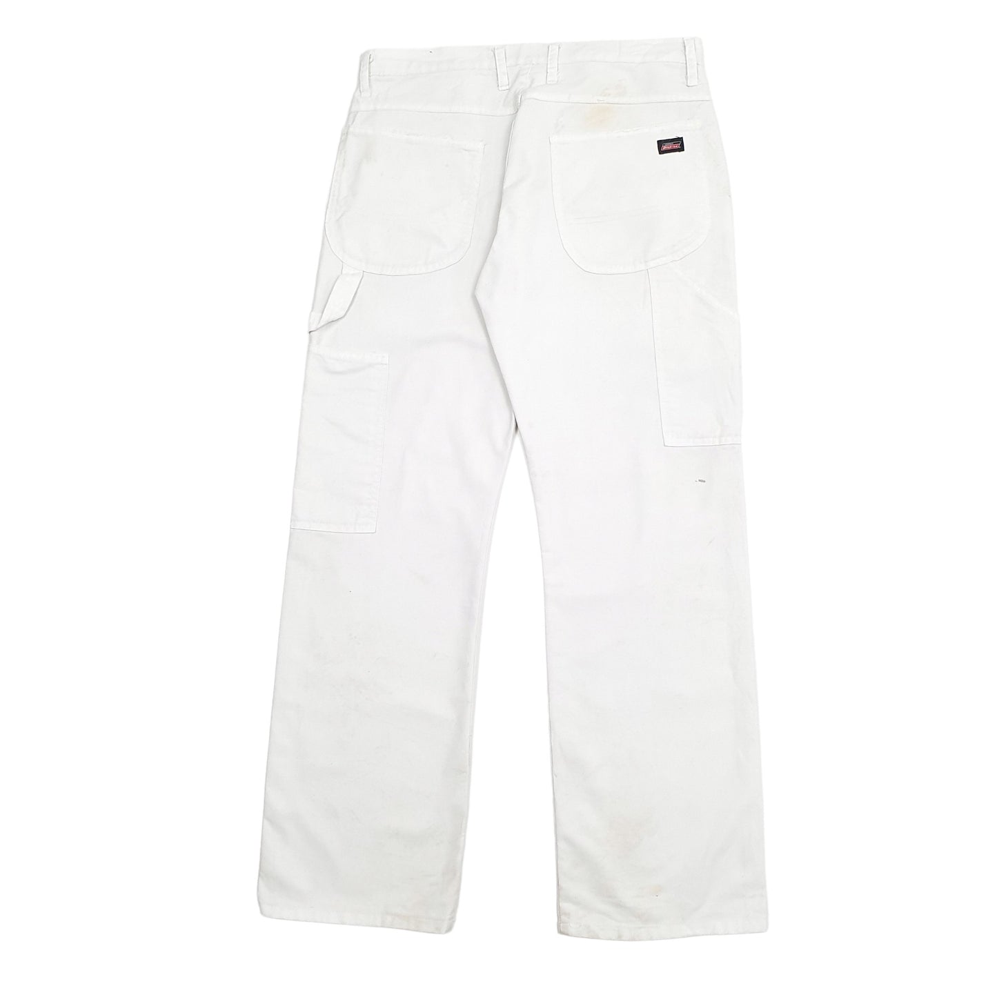 Mens White Dickies  Carpenter Trousers
