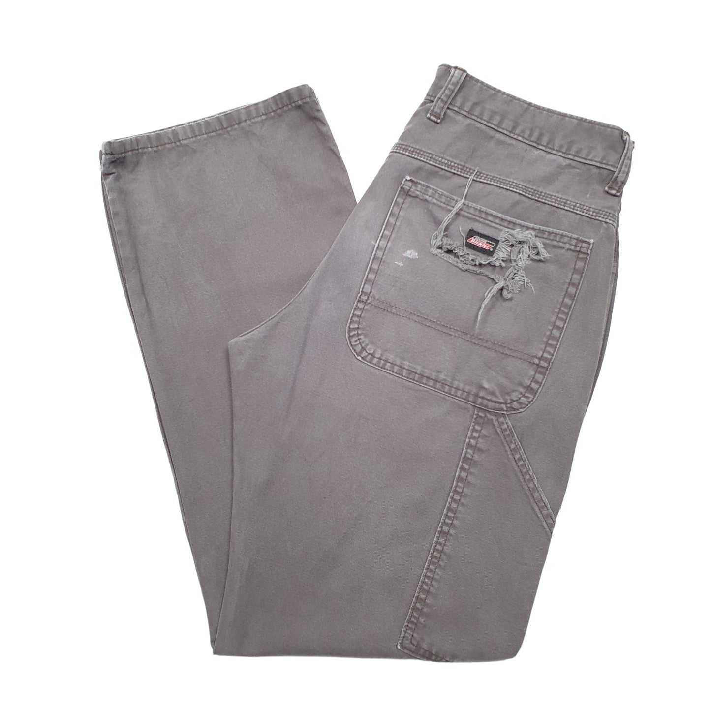 Mens Grey Dickies  Carpenter Trousers