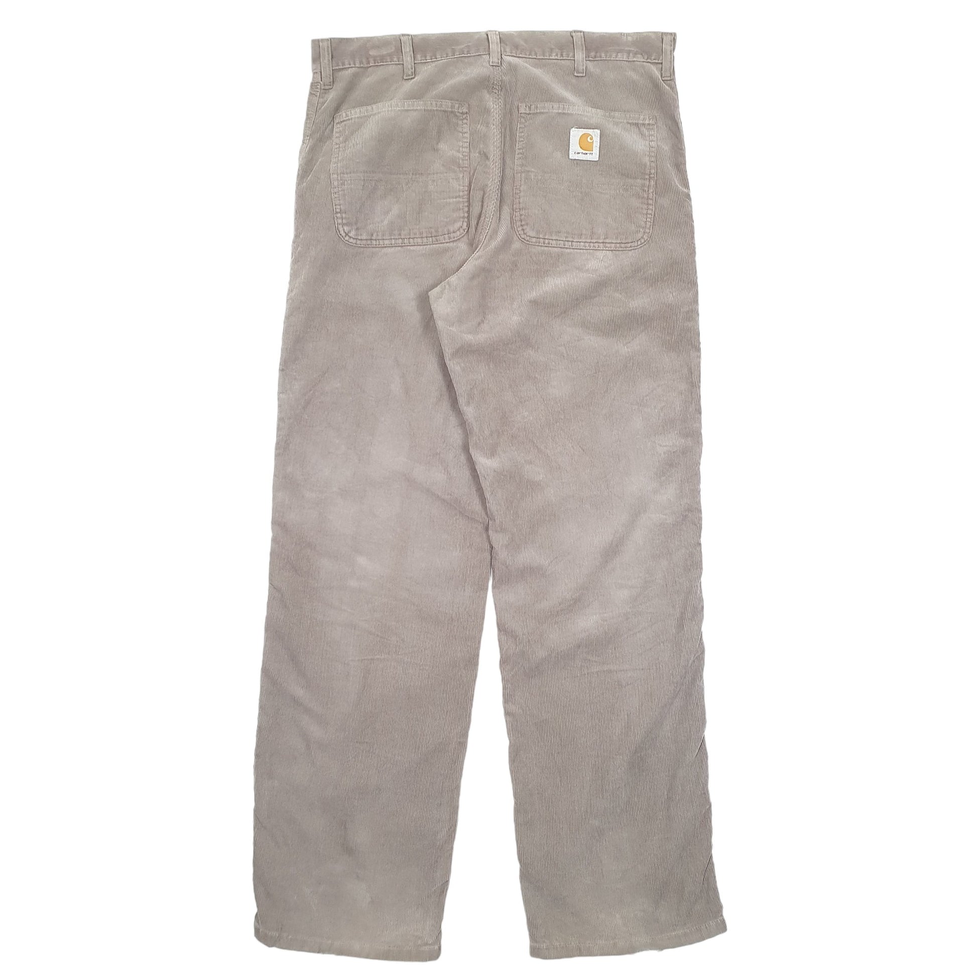 Mens Grey Carhartt  Corduroy Trousers