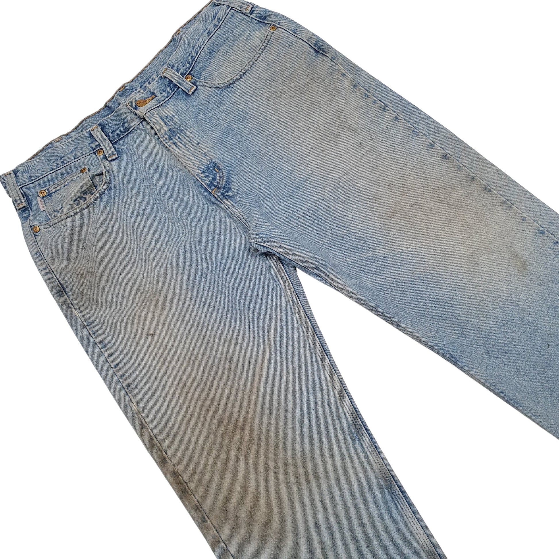 Mens Blue Carhartt  Relaxed JeansW38 L30