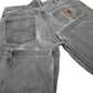 Mens Grey Carhartt Western Pant Casual JeansW36 L30